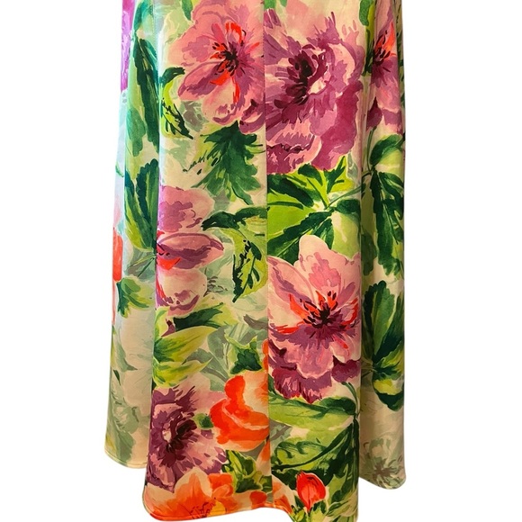 Donna Ricco Green Sundress Short Sleeve Scoop Neck Midi - Picture 10 of 14